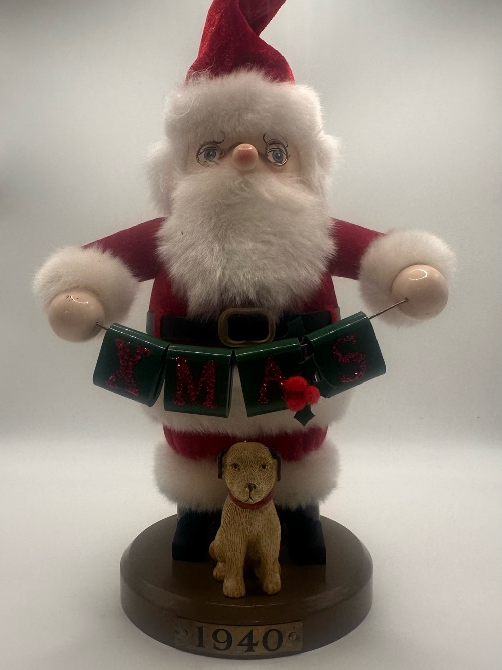 Vintage Nutcracker Village 2003 1940 Santa Christmas Nutcracker figure Xmas